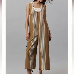 Anthropologie Multicolor Striped Jumpsuit